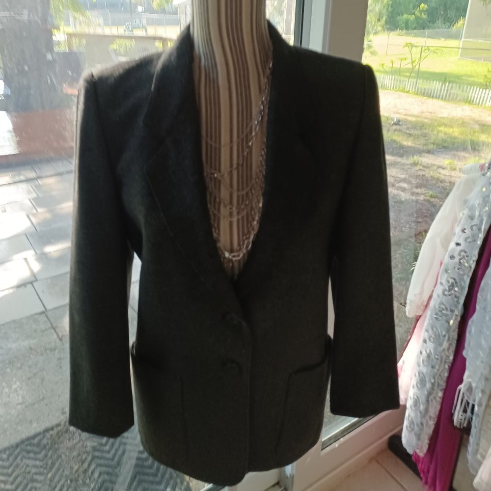 Dark gray blazer